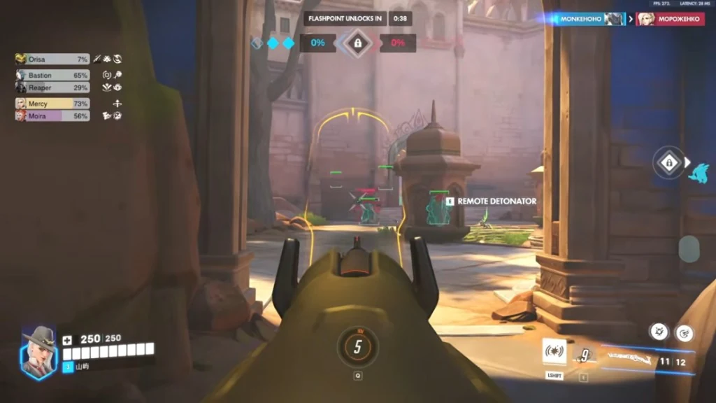 Overwatch 2 FACEIT FOV and player tracking