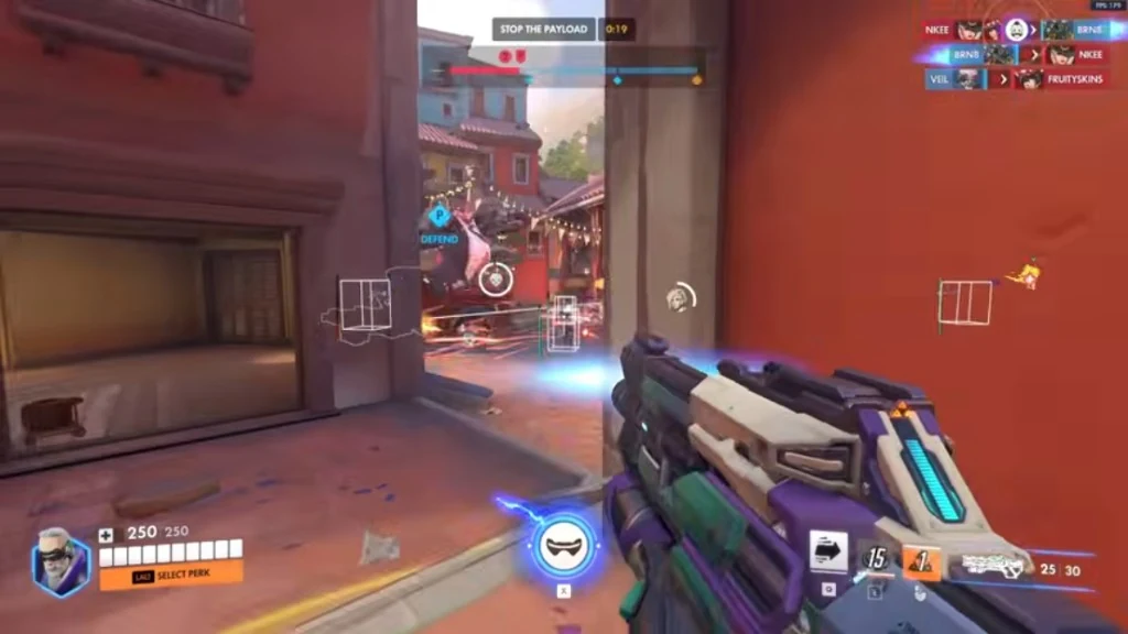 Overwatch 2 FACEIT hero icon ESP through walls